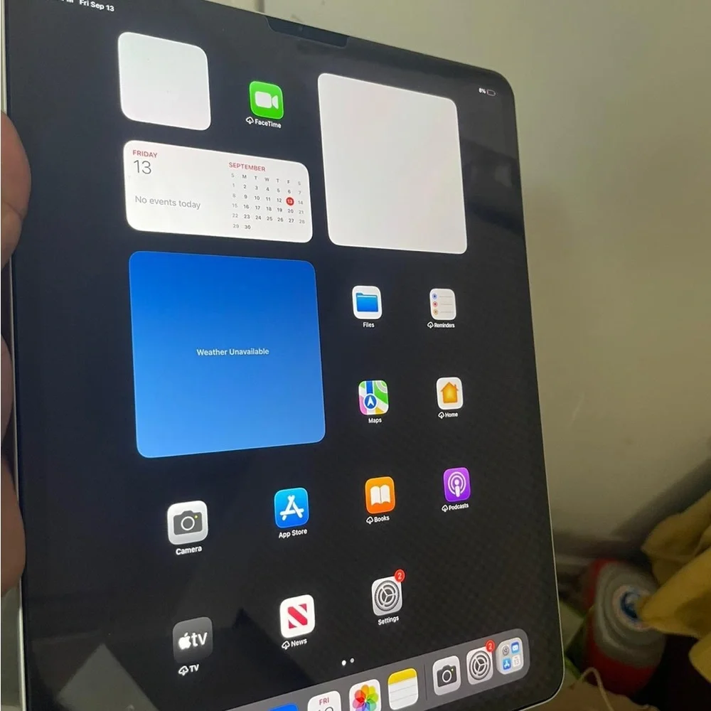 Apple Black Tablet with Sleek Design and Glossy Finish
